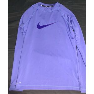 Nike Swim/ UV protection Purple Rash Guard